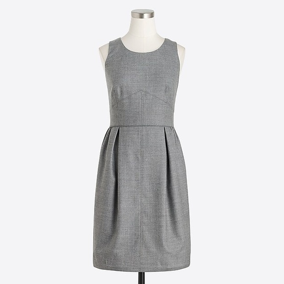 J. Crew Pleated Wool Shift Dresses - Picture 3 of 3